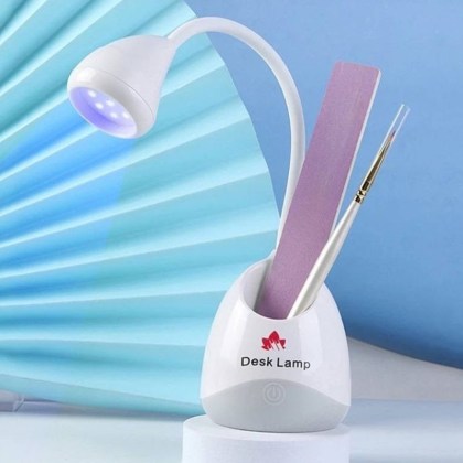 desk lamp nails
